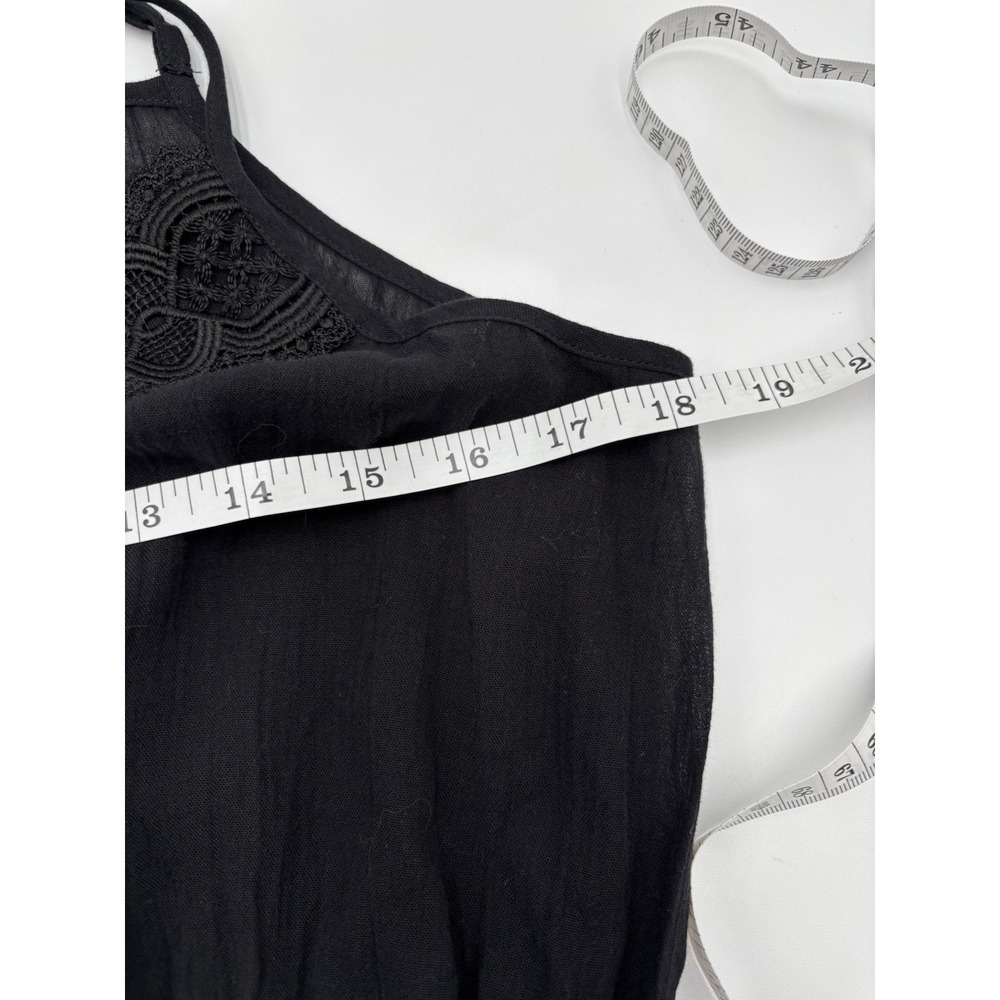 Express Black Lace Trim M fairy grunge Boho Sheer Babydoll romantic grunge - Picture 7 of 9